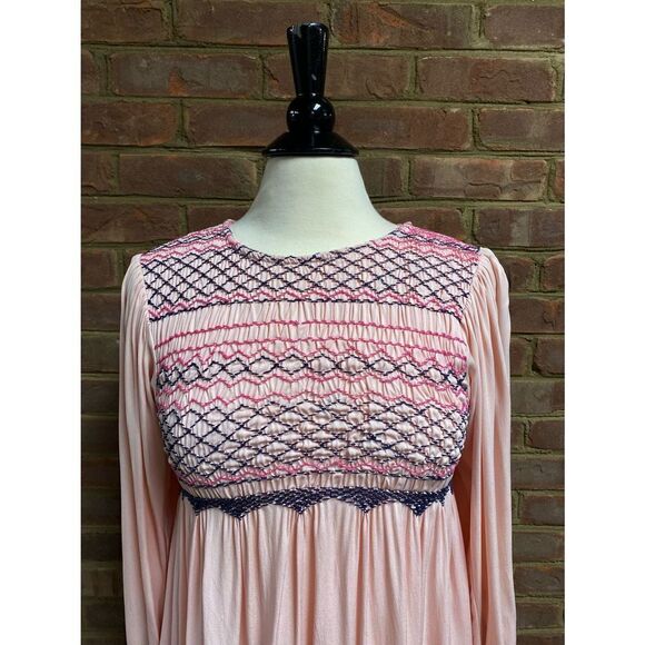 Free People Late Night Smocked Dress Size Small - Picture 7 of 10